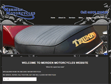 Tablet Screenshot of meridenmotorcycles.co.uk